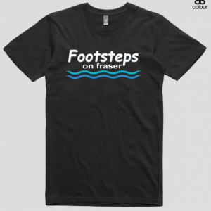 Footsteps on Fraser t-shirt
