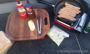 Fraser island camping food