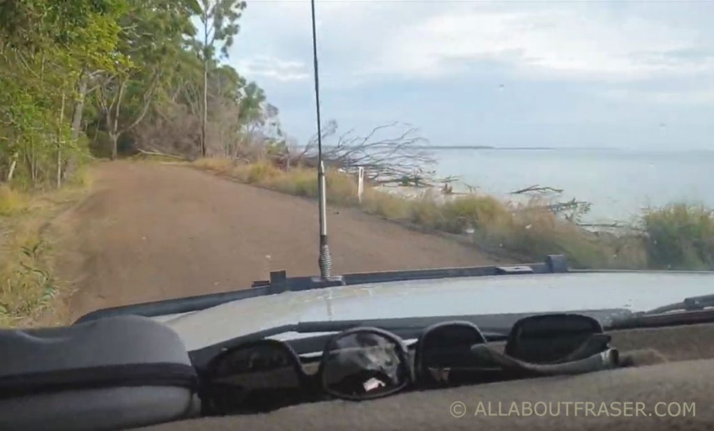 Dirt track out to Inskip Point Rainbow Beach