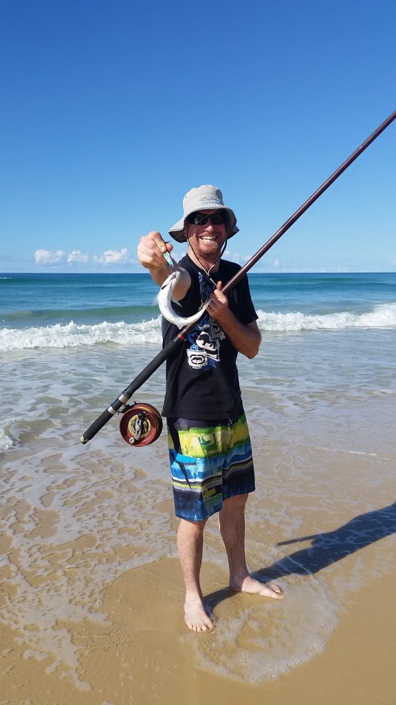 fishing on Fraser Island