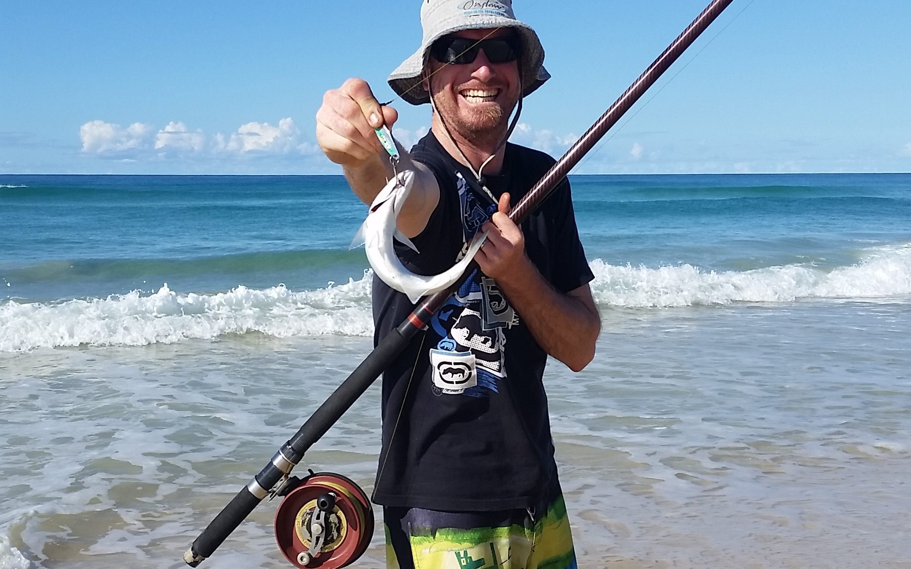 fishing on Fraser Island