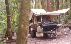Caravan and Camping on fraser island