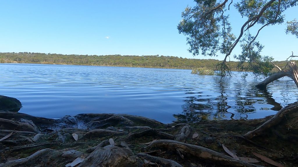 Beside the Blue lake