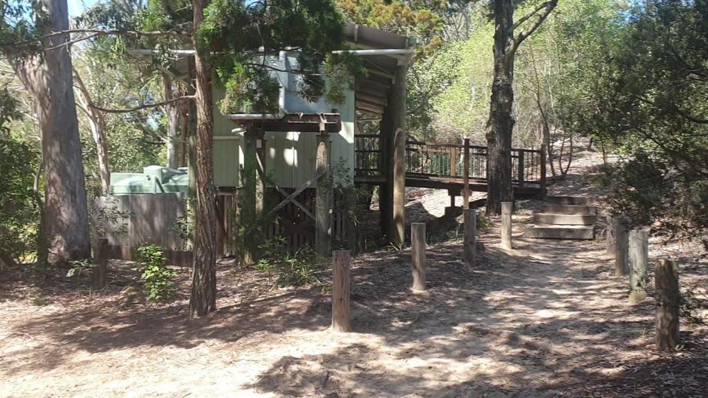 The toilet facilities at Ocean lake