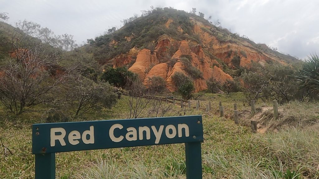 Red canyon on Fraser island